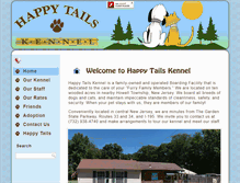 Tablet Screenshot of happytailskennel.com